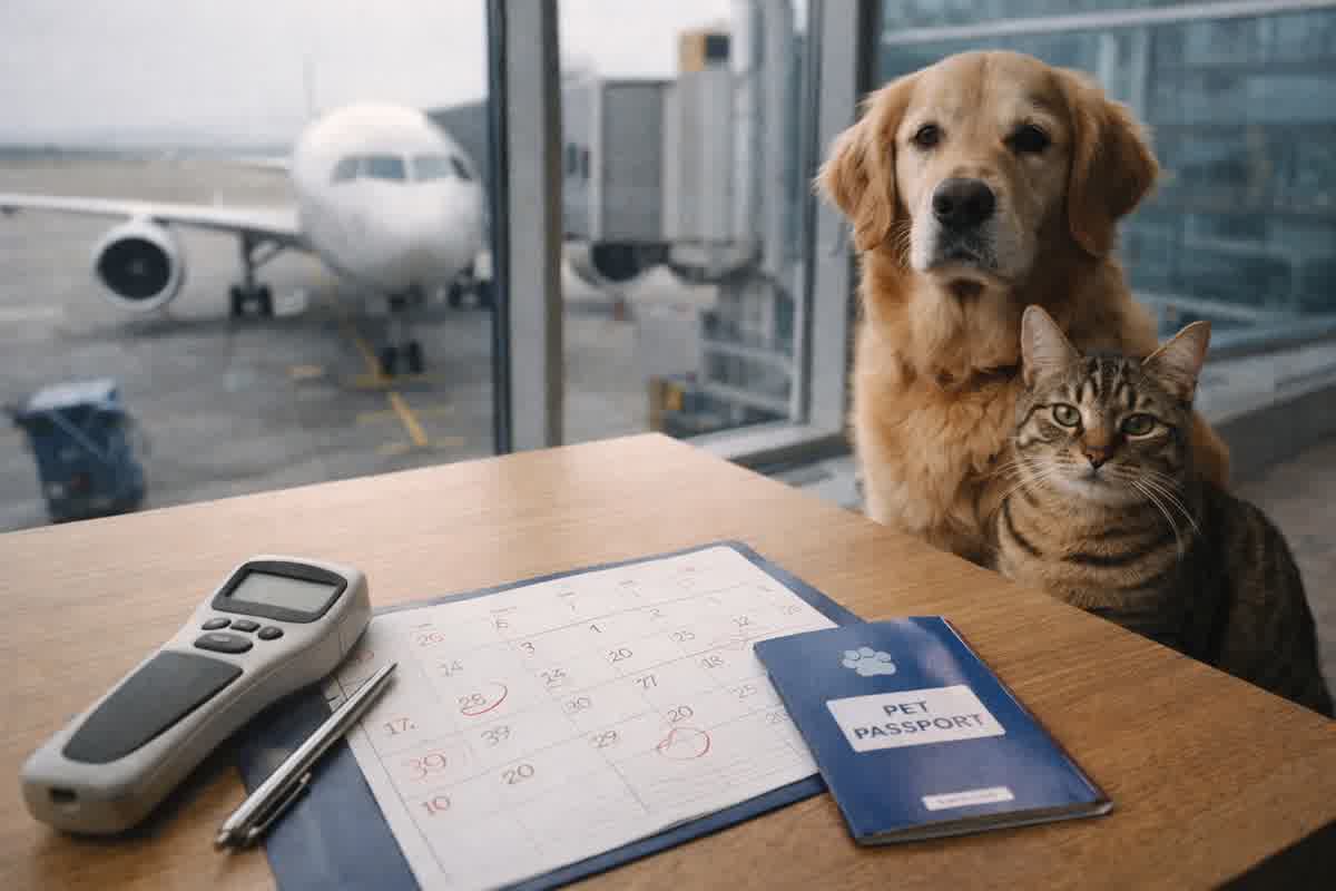 Puntos críticos antes de comprar pasaje para perros grandes: contenedor y estrés